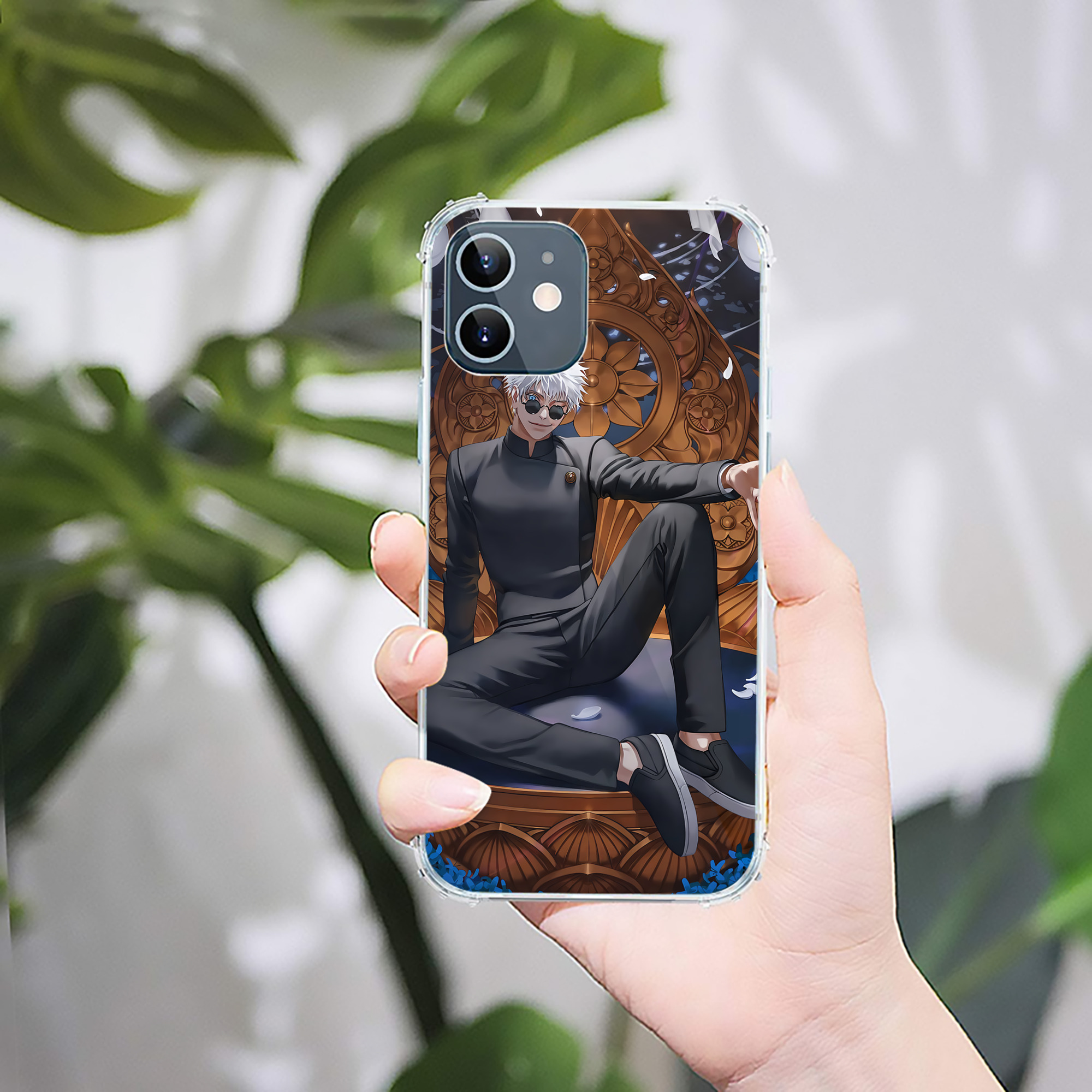 （画像用） 呪術廻戦 Jujutsu Kaisen 【iPhone 12シリーズ対応】透明スマホケース（クリアソフトケース）